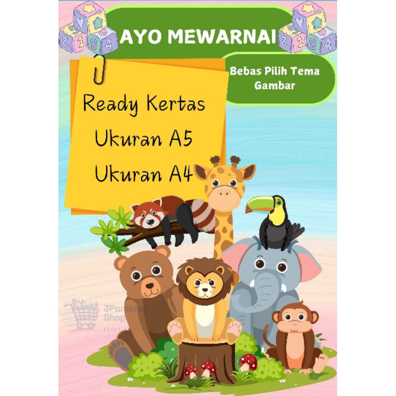 

Mewarnai gambar bebas pilih tema gambar