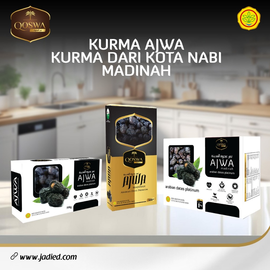 KURMA AJWA 500Gr | 1kg | KURMA AJWA BASAH / KURMA RAJA PREMIUM