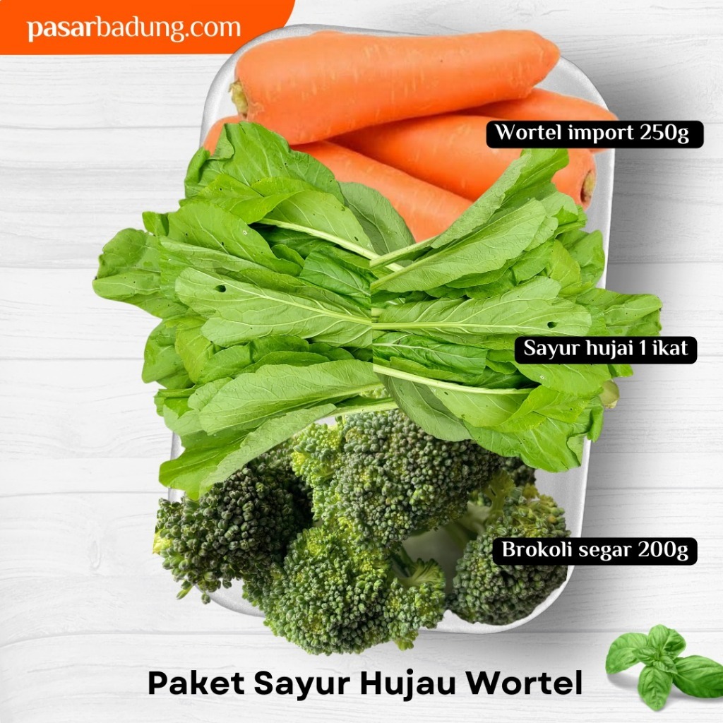 

Paket sayur hijau special