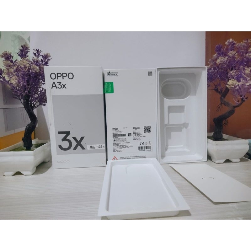 KARDUS  BOX HP OPPO A3X. RAM.8'128 ORIGINAL