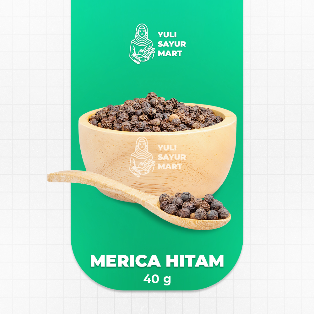 

Merica Hitam Butir 40g - Yuli Sayur Mart