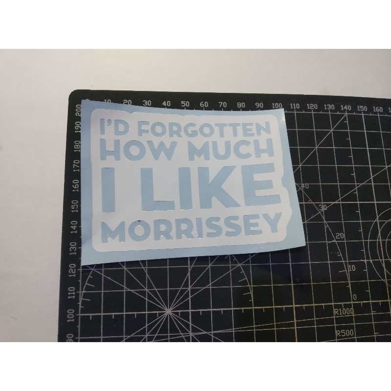 

stiker cutting morrissey