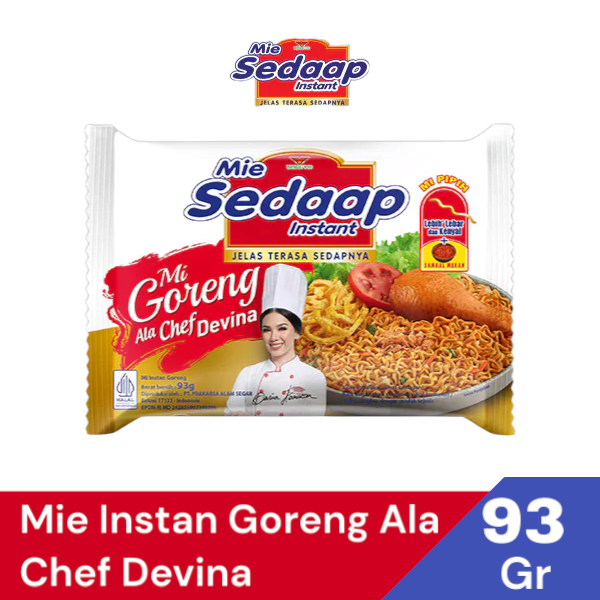 

Sedaap Mie Instan Goreng Ala Chef Devina 93 gr
