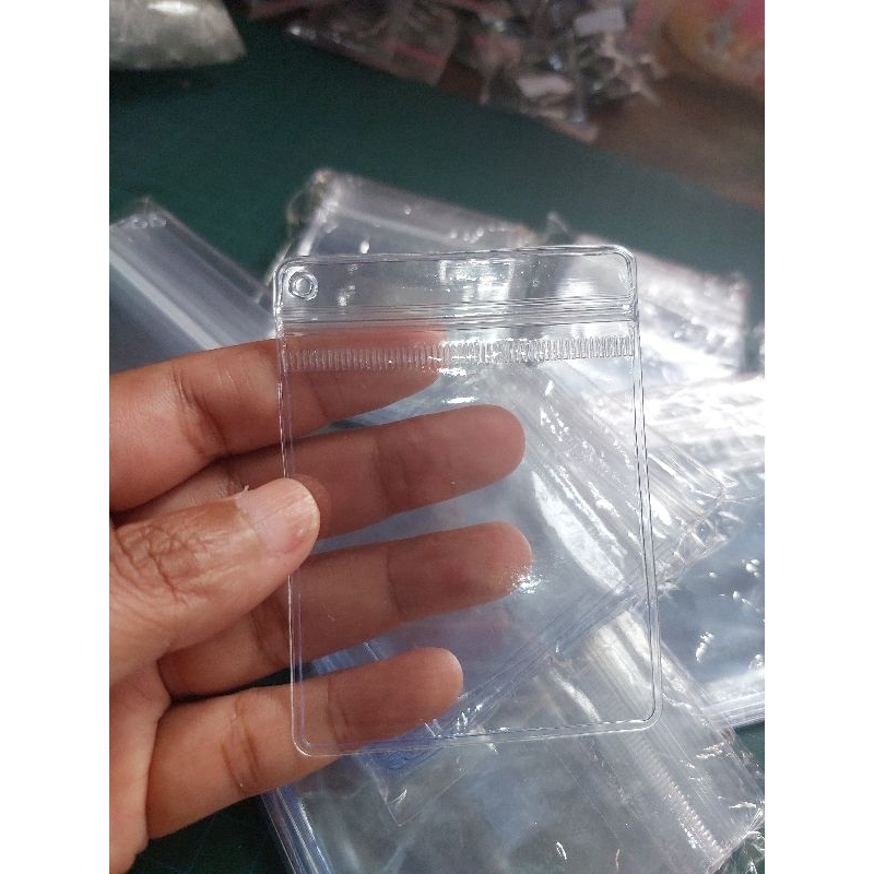 

ziplock bening polos lubang pouch pvc 6x8 cm per pax isi 10
