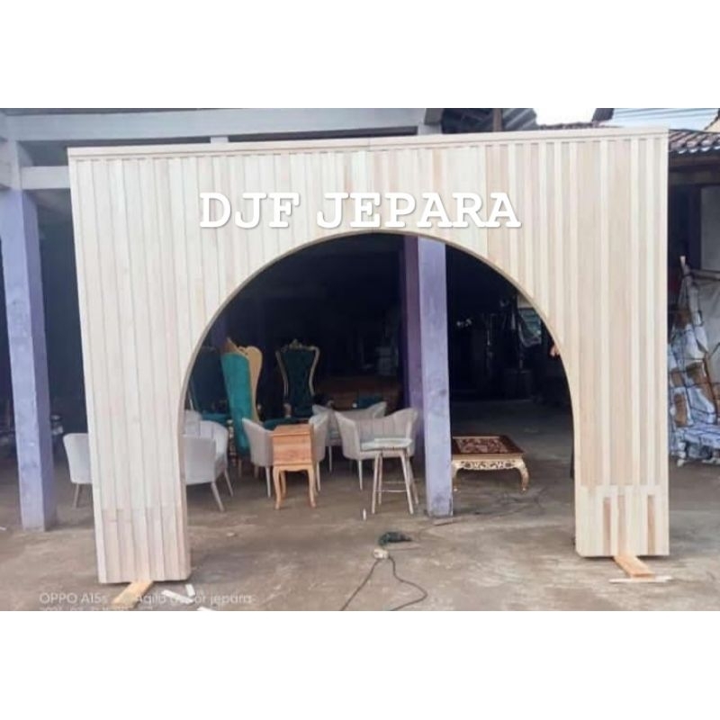 Pintu masuk pelaminan salur / pintu gett pernikahan / pintu masuk pernikahan / pintu utama wedding d