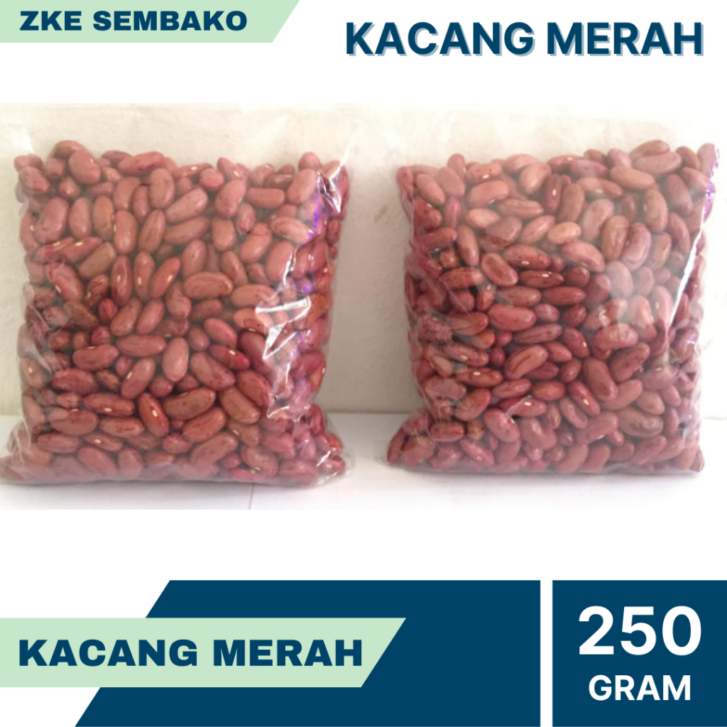 

Kacang Merah 250 Gram / Kacang Merah Kualitas Terbaik (Premium Quality Red Bean)