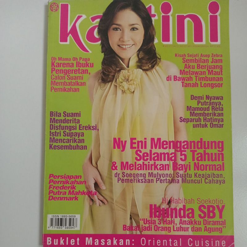 Majalah Kartini Tahun 2004 Cover Maya Dani Musri