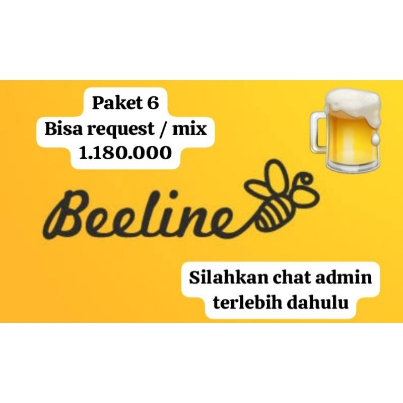 

Beeline paket 6 bisa request/mix sesua yang di pesan ( chat admin terlebih dahulu tanya barang yang ready )