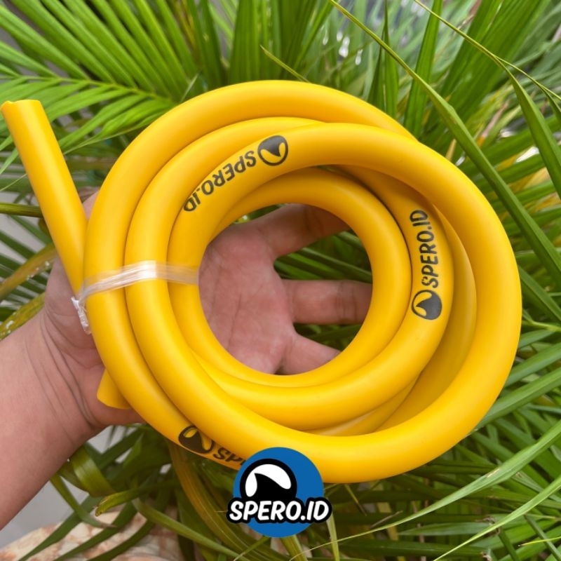 MJ Karet Panah Ikan 16mm Kuning Bahan Premium