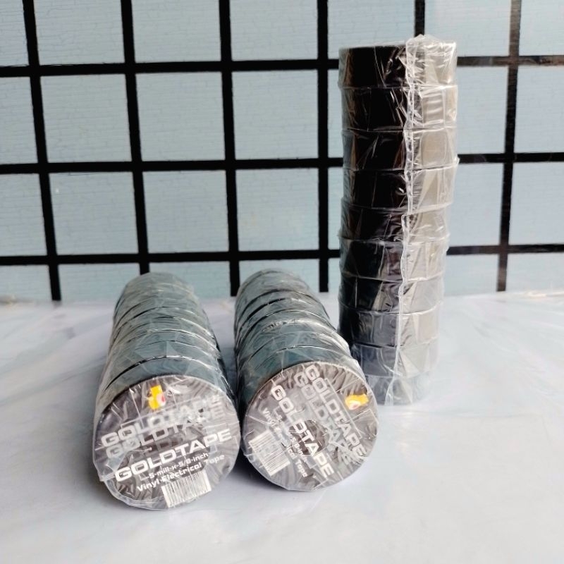 

Isolasi Hitam PVC Gold Tape Hitam ( Slop ) [ Original ]
