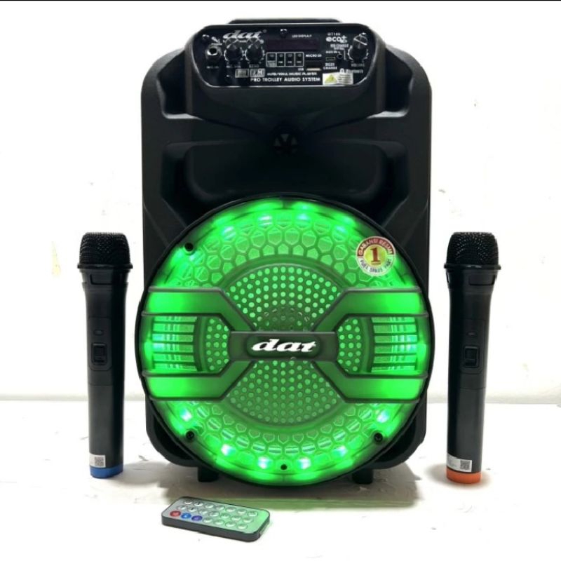 Speaker portable wireless Dat DT 109 original 10inch bluetooth