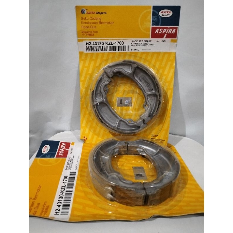 Kampas belakang tromol Beat,Vario KZL ASPIRA Ori