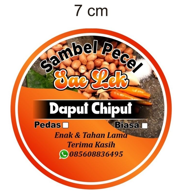 

Bumbu pecel "SAE LEK" Dapur Chiput 1Kg 1000gram
