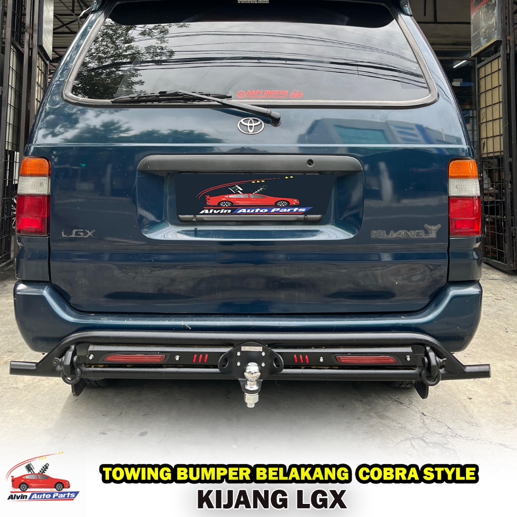 TOWING BELAKANG KIJANG KAPSUL COBRA STYLE / PENGAMAN BUMPER BELAKANG KIJANG LGX SGX