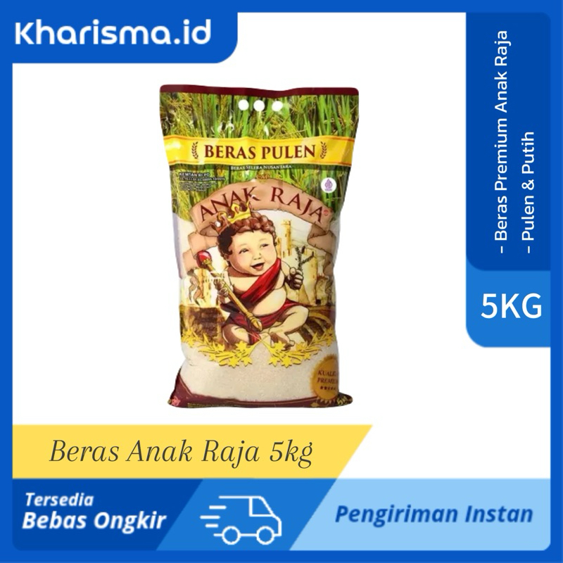 

Beras Anak Raja premium 5kg Original