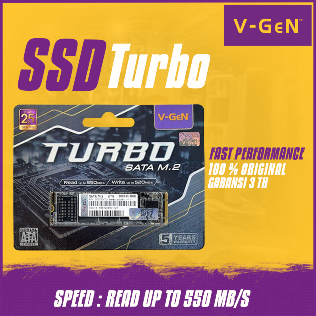 VGEN SSD M.2 SATA 1TB TURBO M2 1TB VGEN 2280 VGEN Original