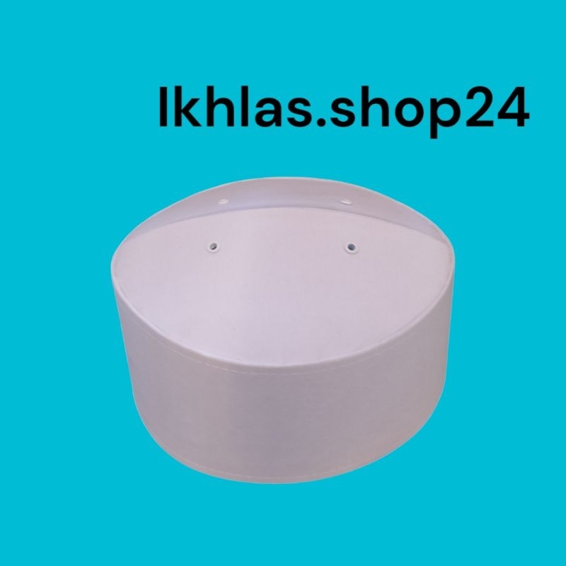 peci kopeah haji putih polos berkualitas