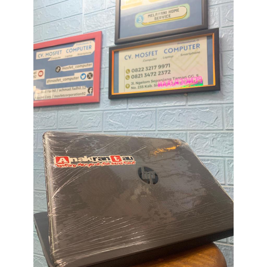 LAPTOP HP SERI G405 RAM 8GB HDD 500GB + SSD 120GB