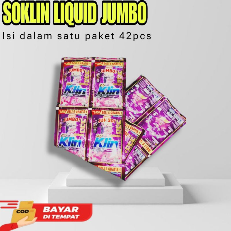 Soklin Liquid jumbo isi 42pcs soklin cair soklin Liquid