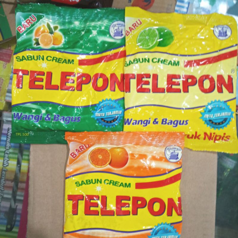 sabun telepon cream