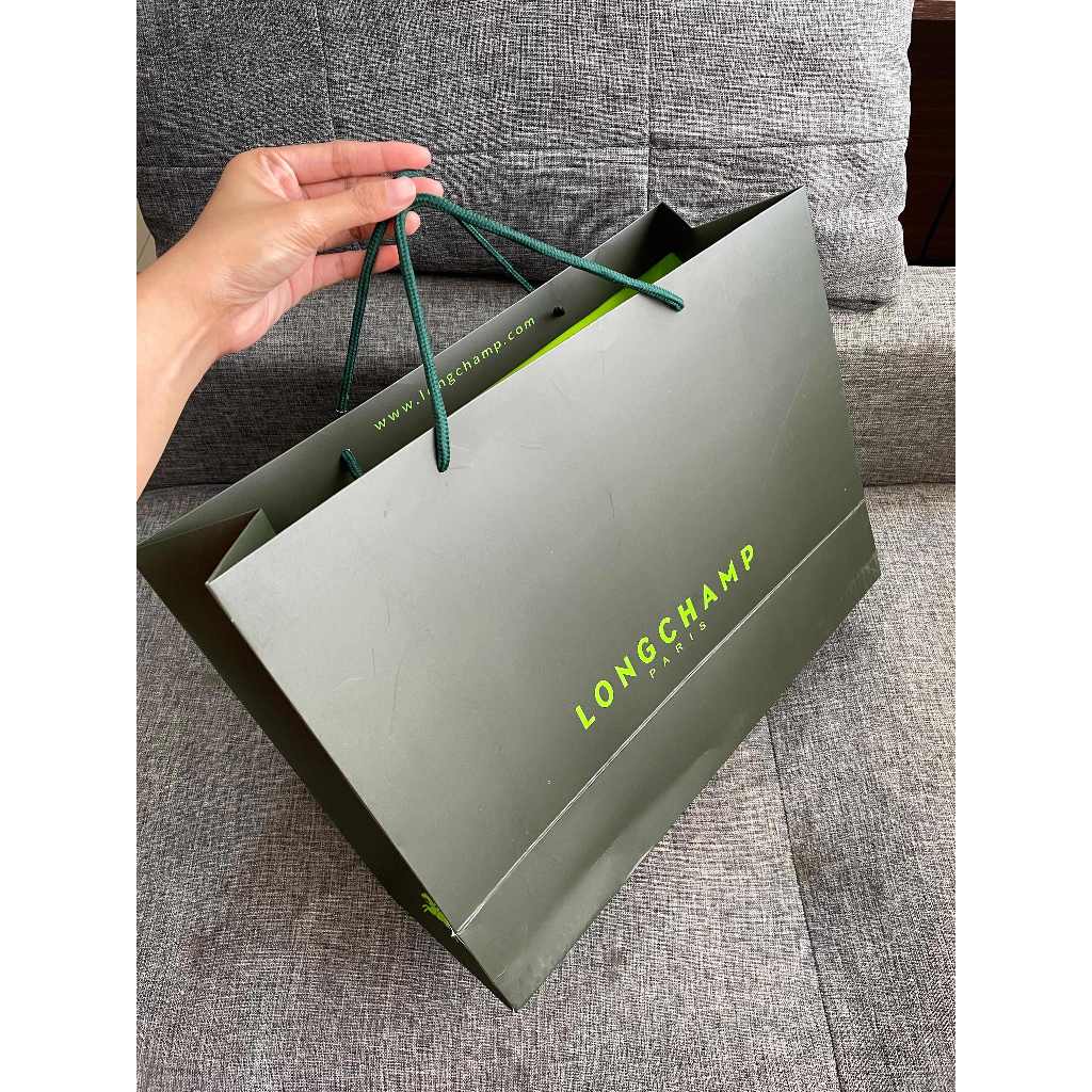 

PAPERBAG green for gift ready big size and small