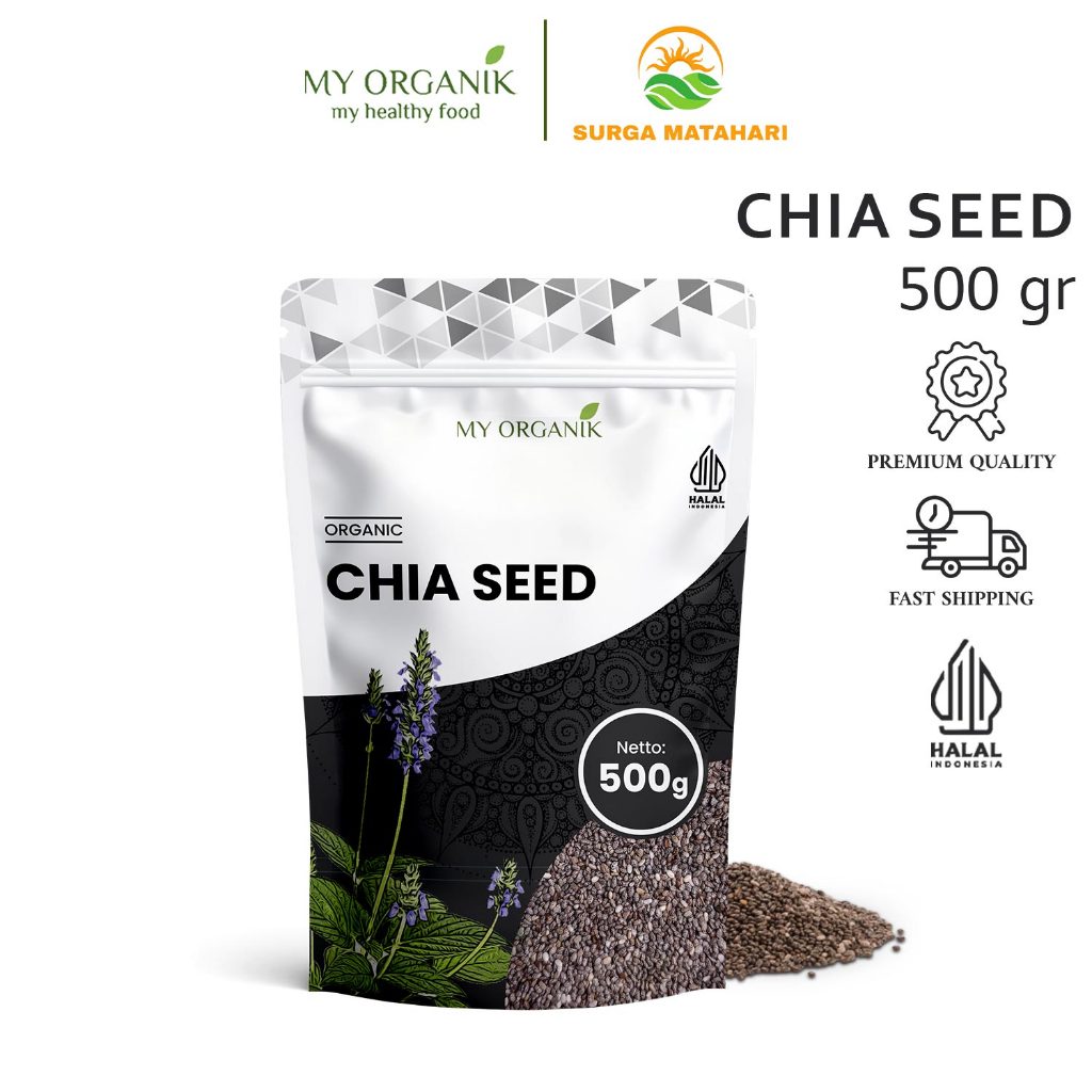 

My Organik Chiaseed Organik Chia Seed Premium Quality 500gr