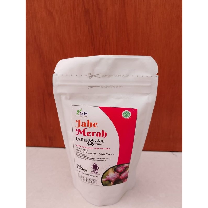 

JAHE MERAH INSTAN 100gr [Lariska]