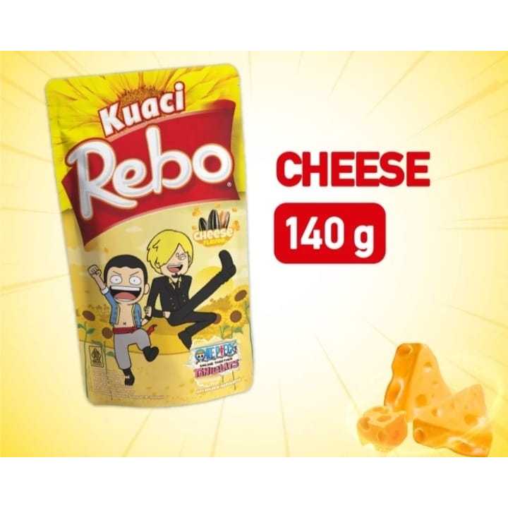 

Kuaci Rebo Cheese Flavor 140g Kuaci Rebo Rasa Keju 140gr Rebo Kuwaci Cheese Flavor Kuaci Rebo