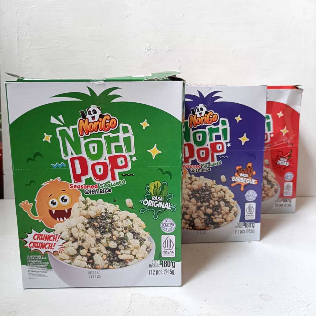 

NORI POP 1 DUS ISI 5 BOX - SSNACK KEKINIAN ENAK GURIH