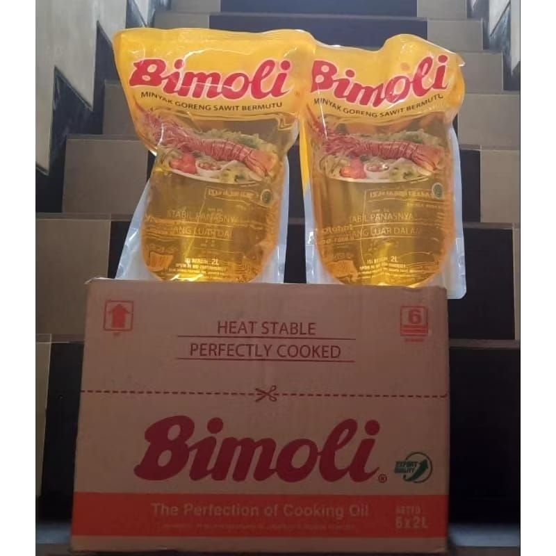 

minyak goreng bimoli kemasan 2liter isi 6