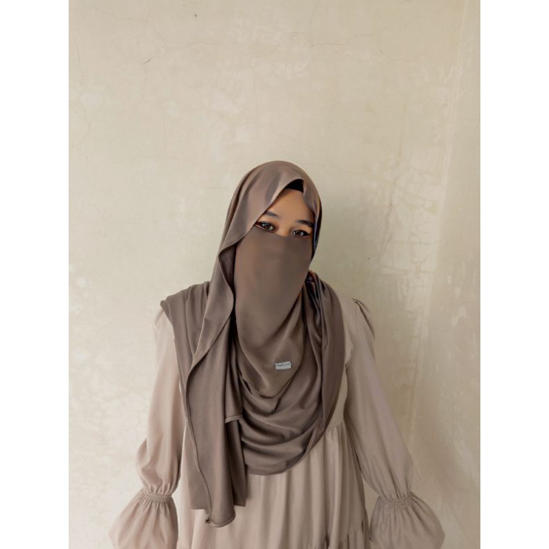 PHASMINA KAOS SYAR'I BY HAMZA HIJAB/PHASMINA KAOS/PHASMINA SYAR'I