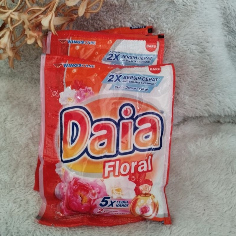 Daia Detergent bubuk 46gr / Detergent bubuk / Daia renceng