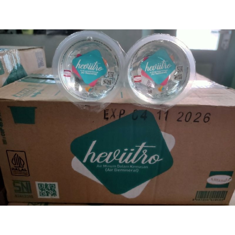 

Heviitro Air Minum Demineral 120ml Cup Mini (1 Box isi 45)