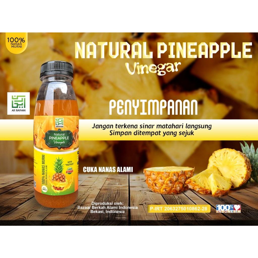 

Cuka Nanas Asli 100% 300mili- Obat Diabetes Paling Ampuh - Kaya Insulin - Ampuh Kontrol Gula Darah - Halal dinkes pirt