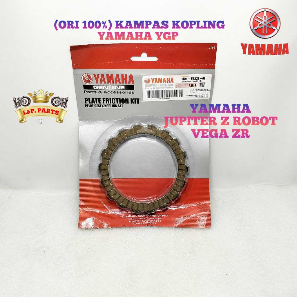 (ORI) KAMPAS KOPLING YAMAHA YGP JUPITER Z ROBOT VEGA ZR KUALITAS ORIGINAL PLATE PLAT CLUTCH