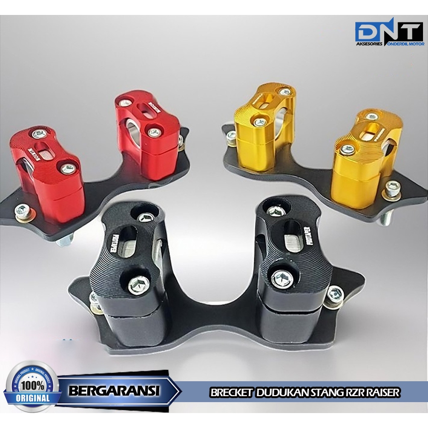 Breket Dudukan Plus Raiser Stang RZR Fatbar Baplang Yamaha R15 V3 VVA Braket Dudukan Stang R15 V3