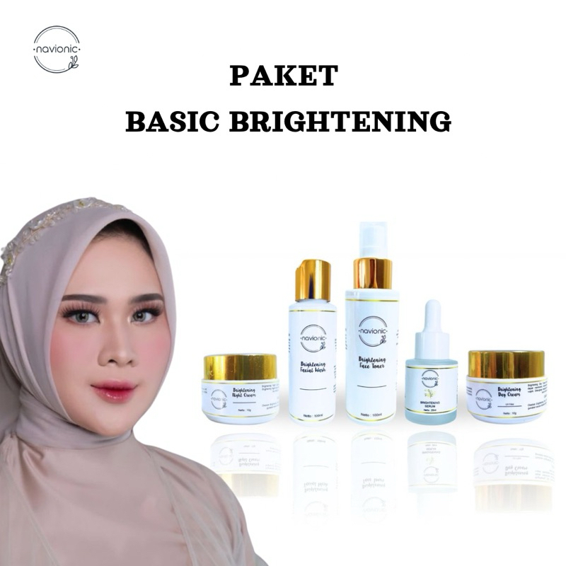 PAKET BASIC BRIGHTENING NAVIONIC 5PCS N1012