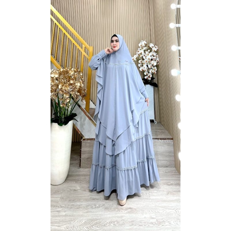 AL'ULA SYARI ORI BY FAZZA BOUTIQUE GAMIS SYARI TERBARU DAN ELEGANT BEST SELLER