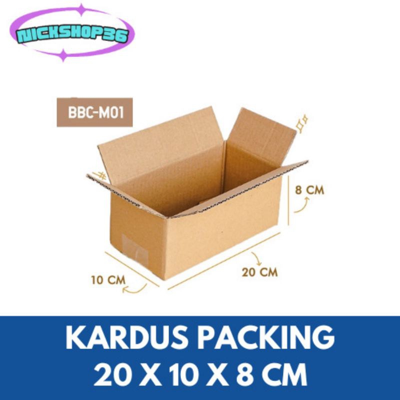

20 x 10 x 8 cm (BBC-M01) | B FLUTE | KARDUS | CORRUGATED BOX | PACKING | PACKAGING (1 Handphone)