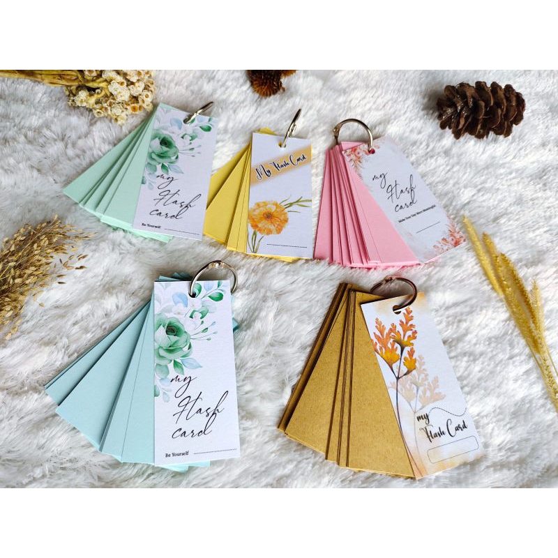 

Flash Card/ Card Mini Varian Warna Warni 50 pcs