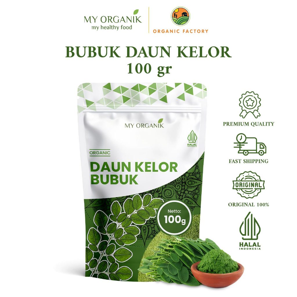 

My Organik Daun Kelor Bubuk Premium Pure Organic 100g