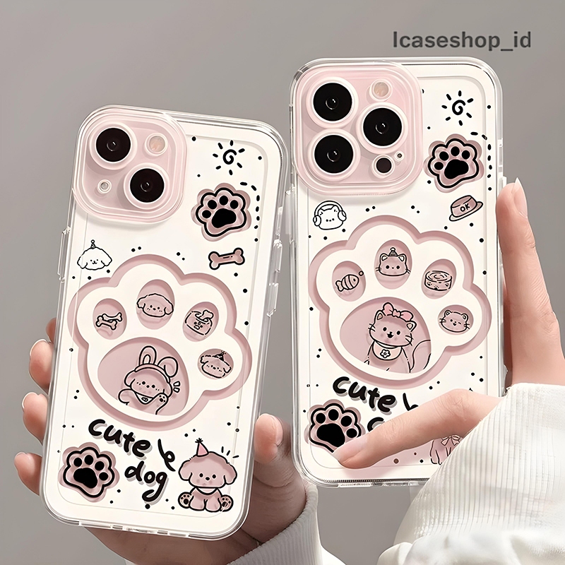SS951 SS952 SOFTCASE SILIKON CUTE CAT AND DOG UNTUK OPPO A1 A59 A74 A76 A78 A93 A94 A96 A98 F1S F5 F