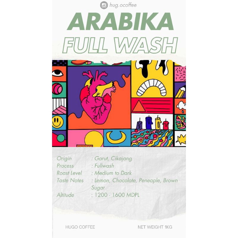 

Kopi Arabika Fullwash 1KG