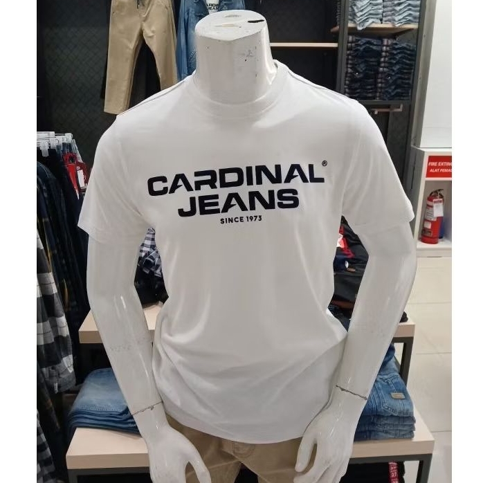 KAOS CARDINAL JEANS ORIGINAL WARNA PUTIH
