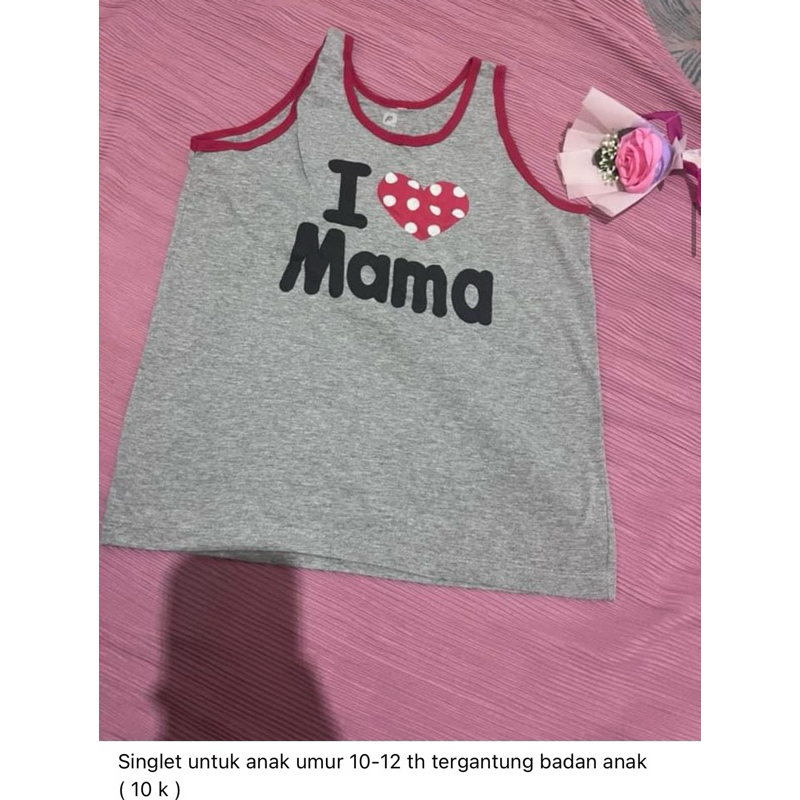 Preloved singlet anak