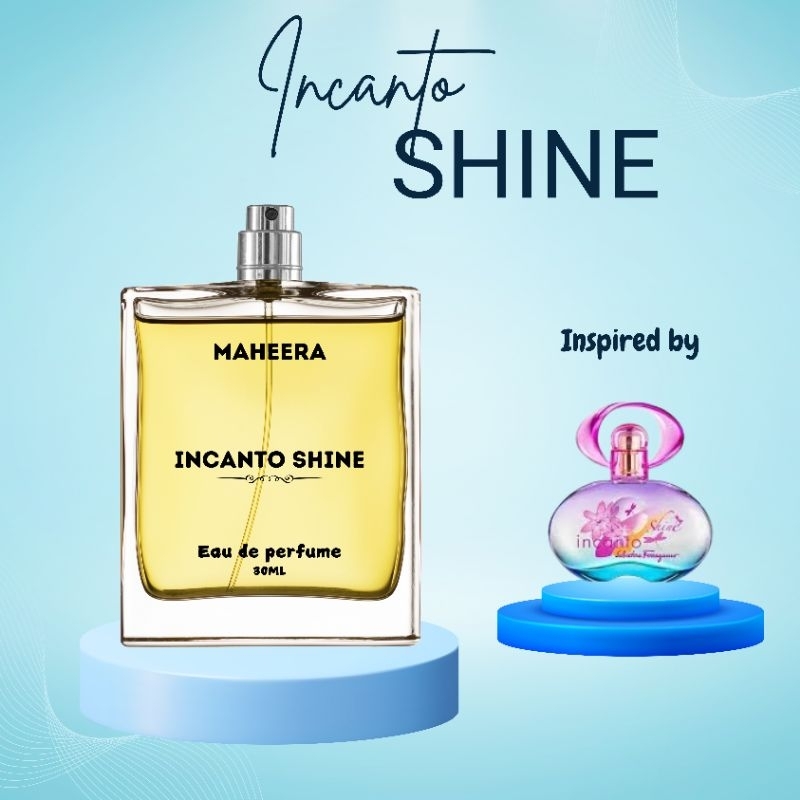 PARFUM UNISEX INCANTO SHINE PRIA WANITA COWOK CEWEK TAHAN LAMA BERGARANSI GRATIS TESTER AROMA PARFUM