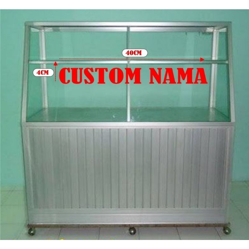 

sticker cutting custom etalase/ nama usaha
