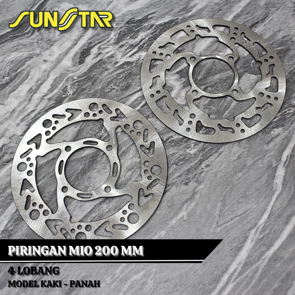 Disc Piringan Cakram Depan Mio 200mm Sunstar Disc Piringan Cakram Depan Motor Mio Ukuran 200mm Pirin