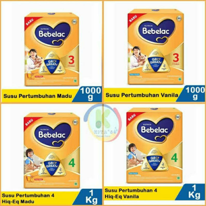 

bebelac 3 dan 4 rasa madu vanila 1 kg