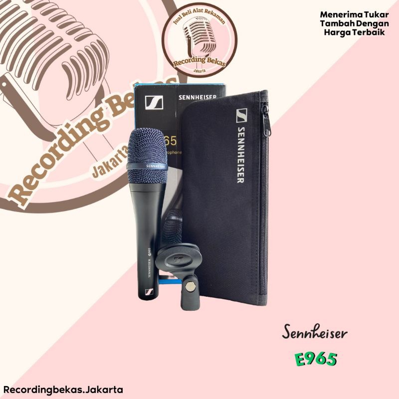 Mic codenser Sennheiser e965 full set